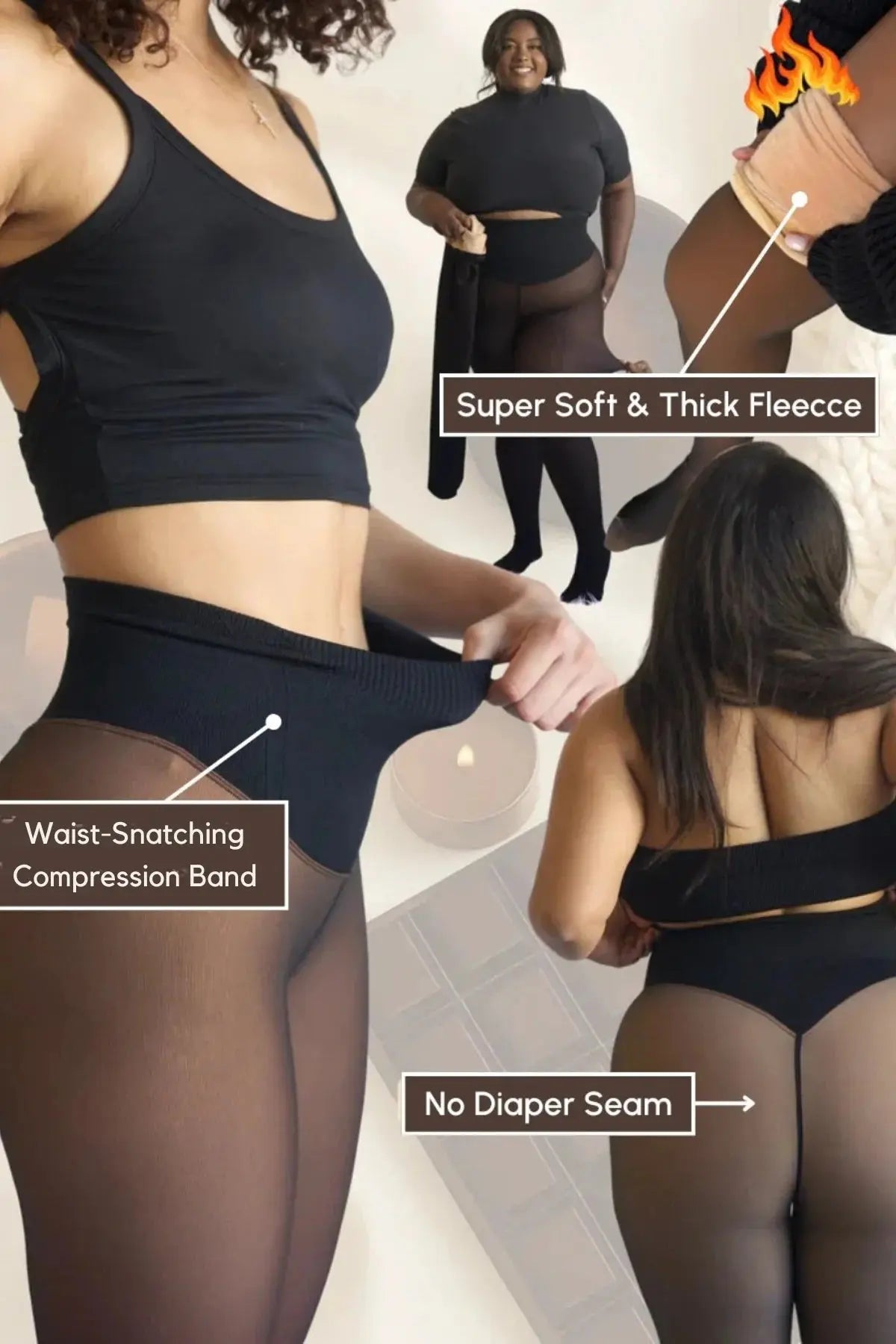 Medias Shapewear para Invierno
