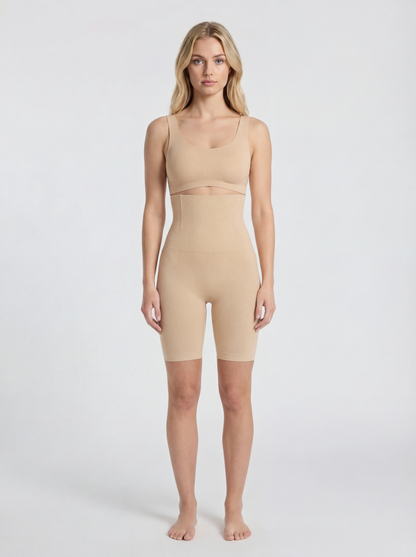 Shorts Shapewear Tiro Alto Efecto BBL