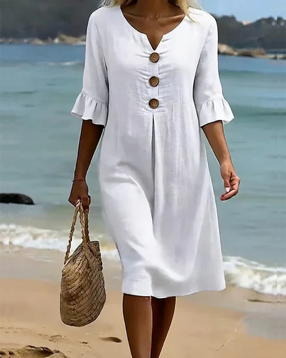 Vestido Midi Inés — lifestyle