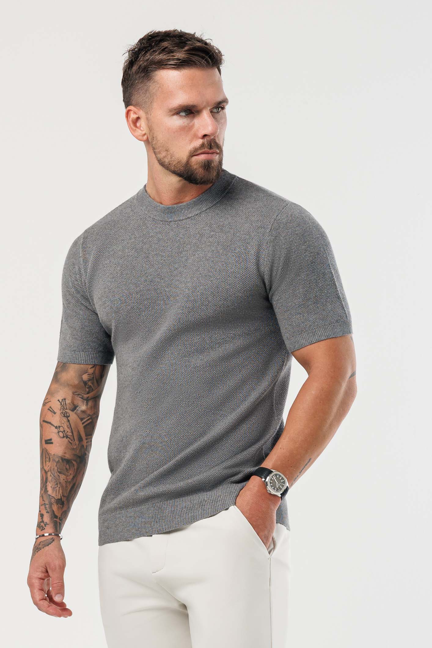 Camiseta Norte Gris Oscuro — shot 3