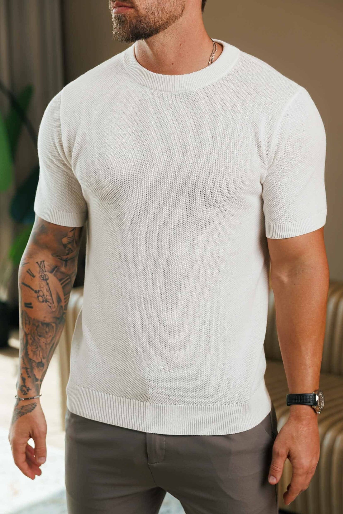 Camiseta Coast Blanco Roto